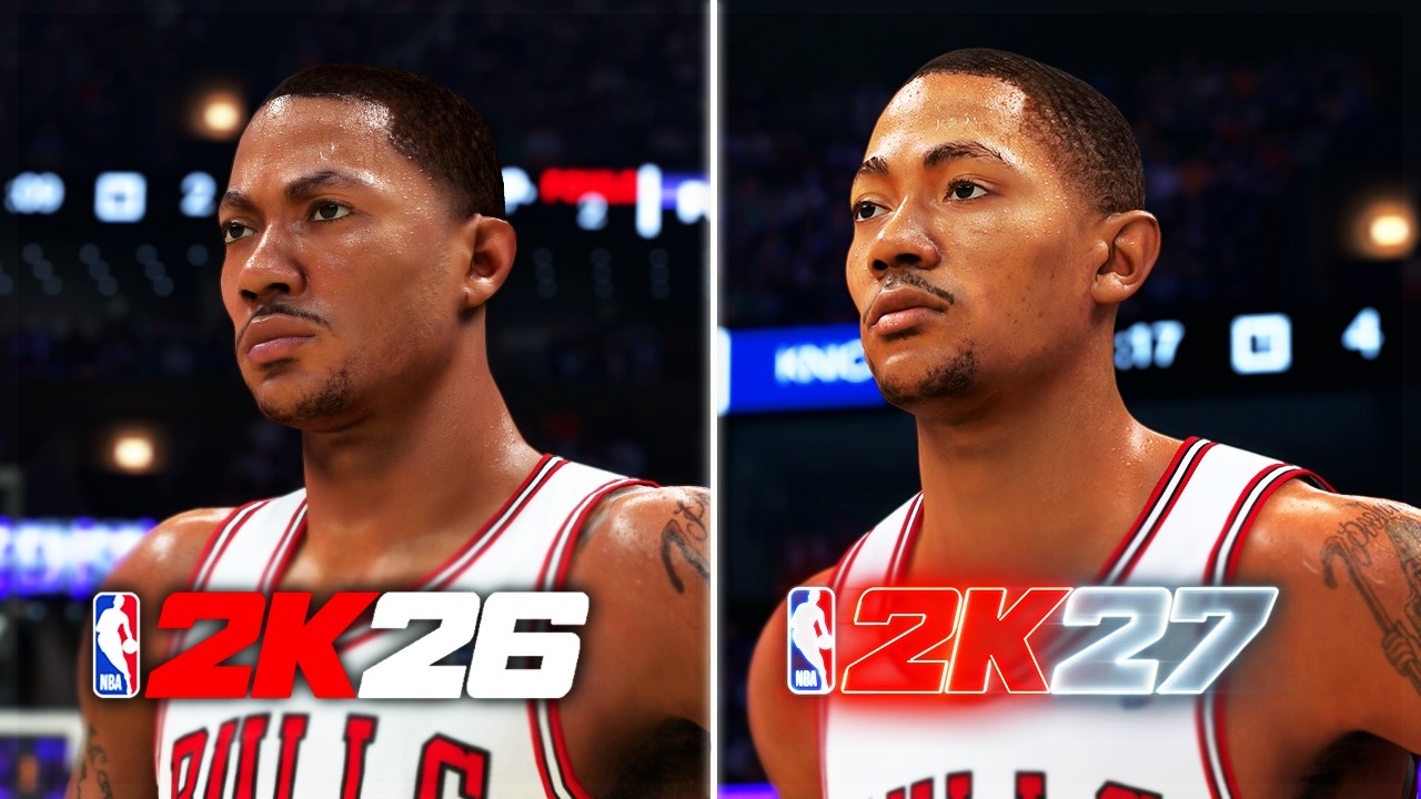 NBA 2K27 vs NBA 2K26 | Legends Face Comparison