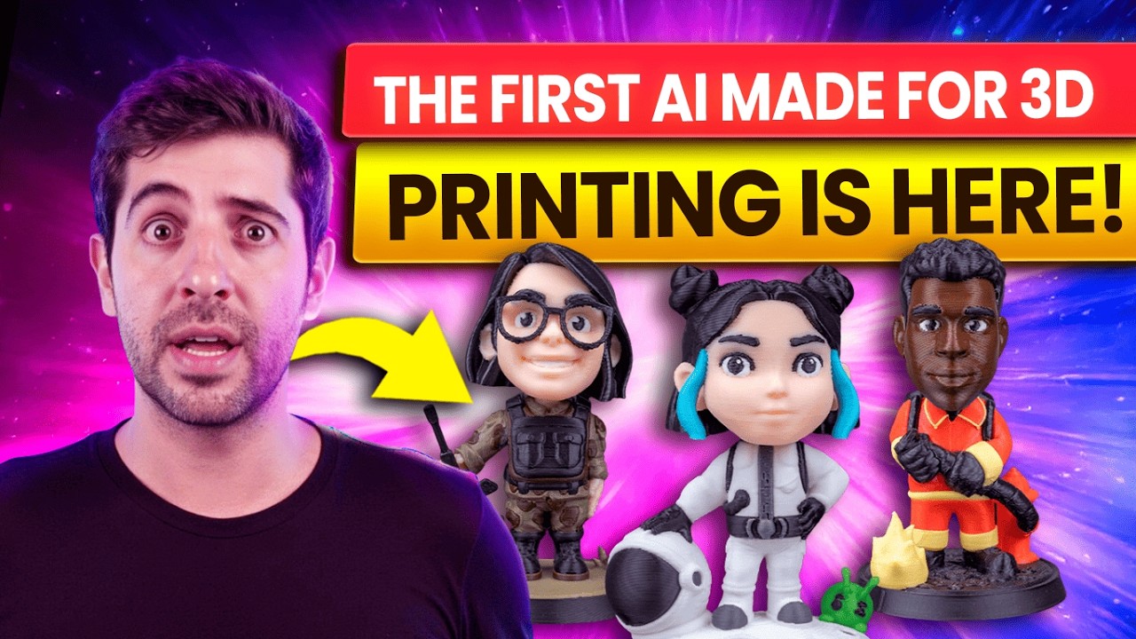 The first AI designed 100% for 3D printing!