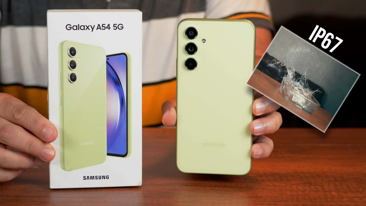 Samsung Galaxy A54 5G Unboxed - IP67 Durable Smartphone (tested)