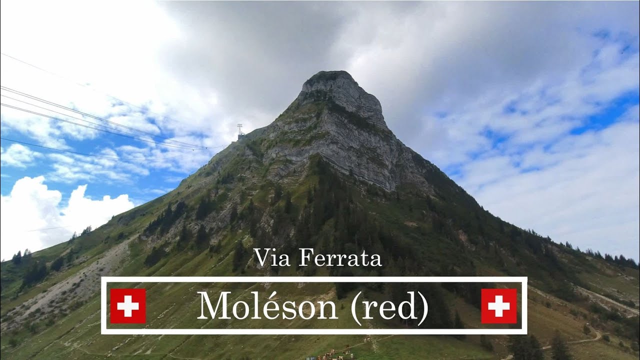 Via Ferrata Moléson red-black-route (Klettersteig) 4K