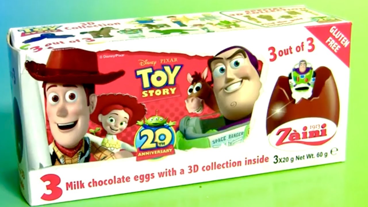 ASMR Disney TOY STORY chocolate eggs SURPRISE | NO TALKING
