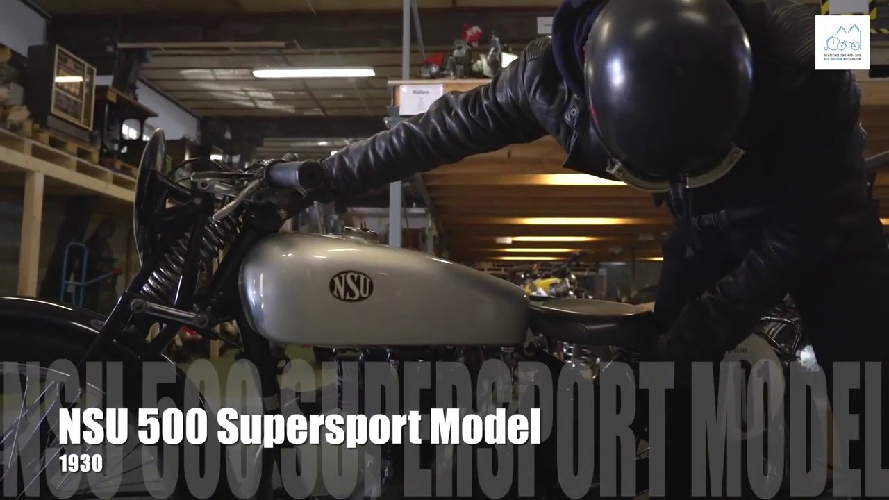 NSU 500 Bullus Supersport Modell im Deutschen Zweirad- und NSU-Museum Neckarsulm