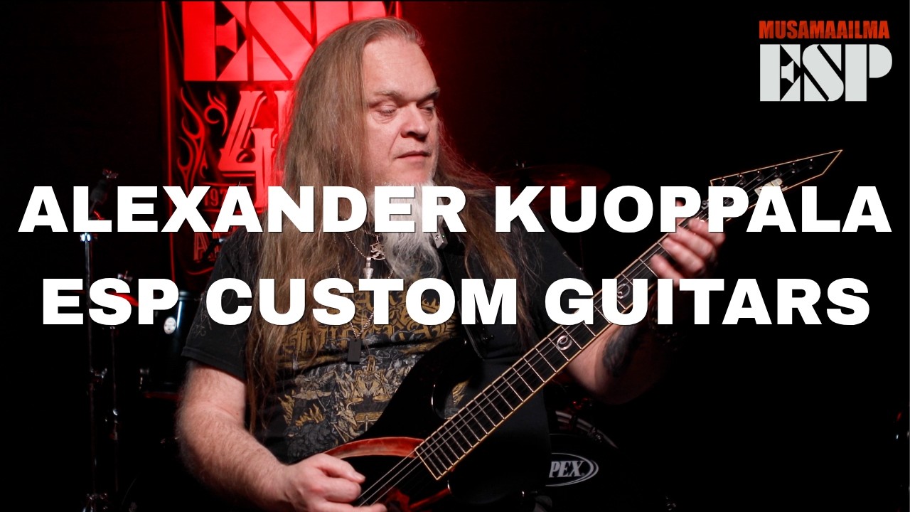 Alexander Kuoppala&rsquo;s ESP Custom Shop Guitars &ndash; Full Breakdown