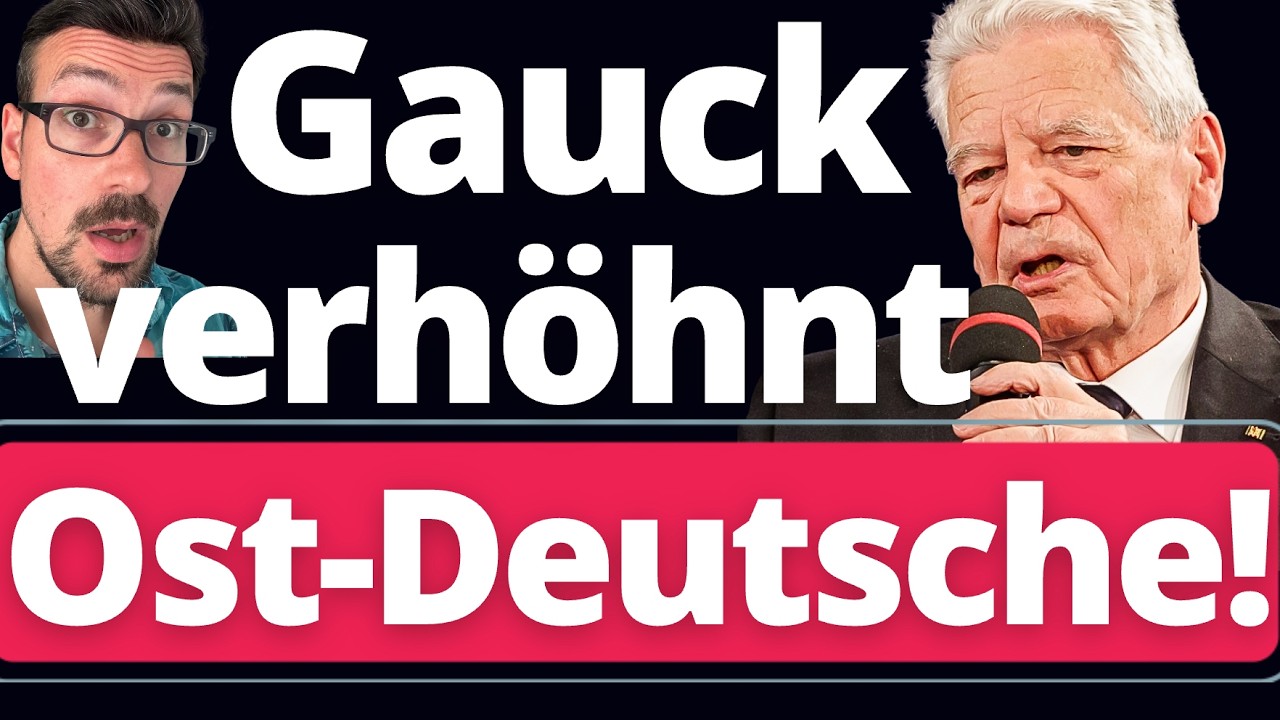 Gauck dreht völlig am Zeiger und beleidigt Millionen Deutsche Wähler!