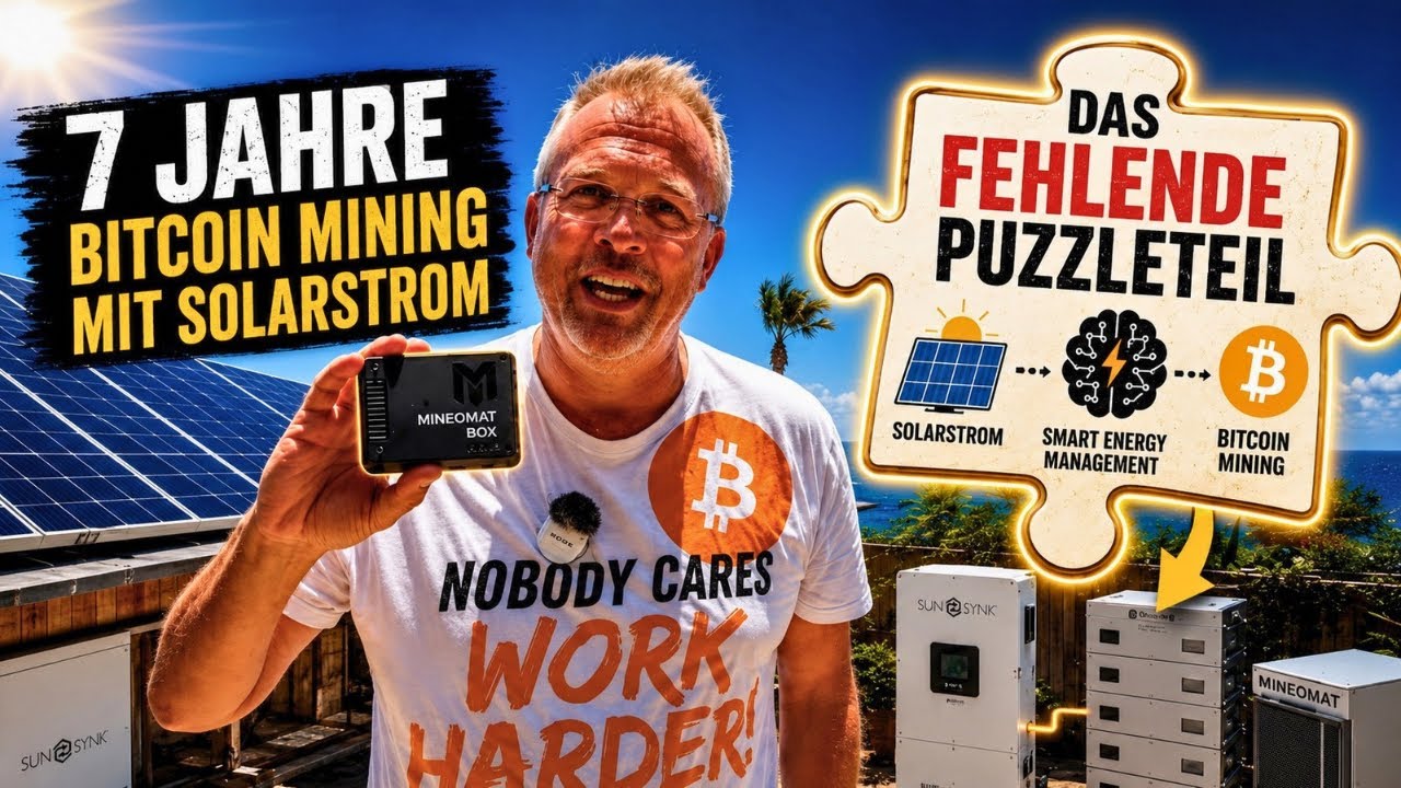 ⚡️Automatically feed excess solar power into Bitcoin mining - Mineomat Box HOME for 1-3 miners