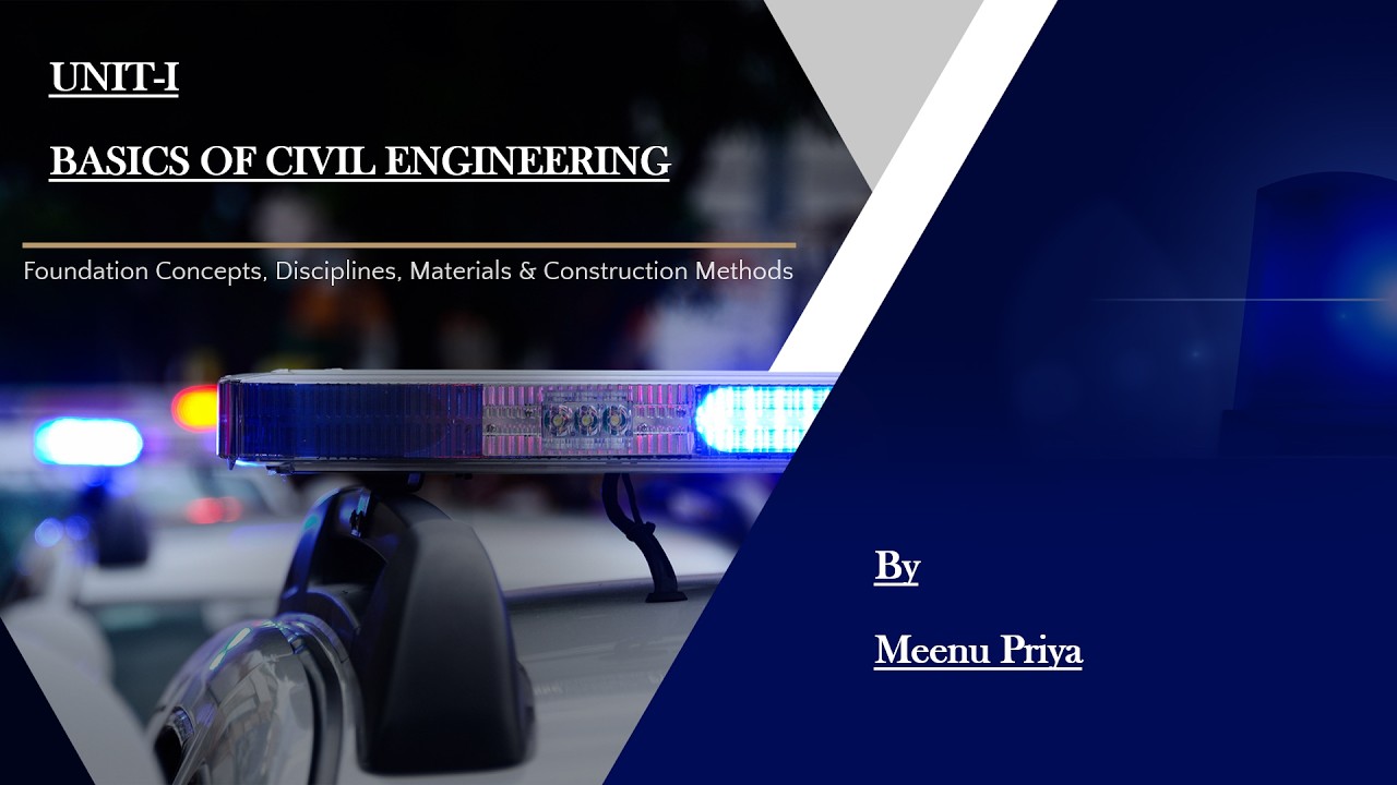 Basics of Civil Engineering