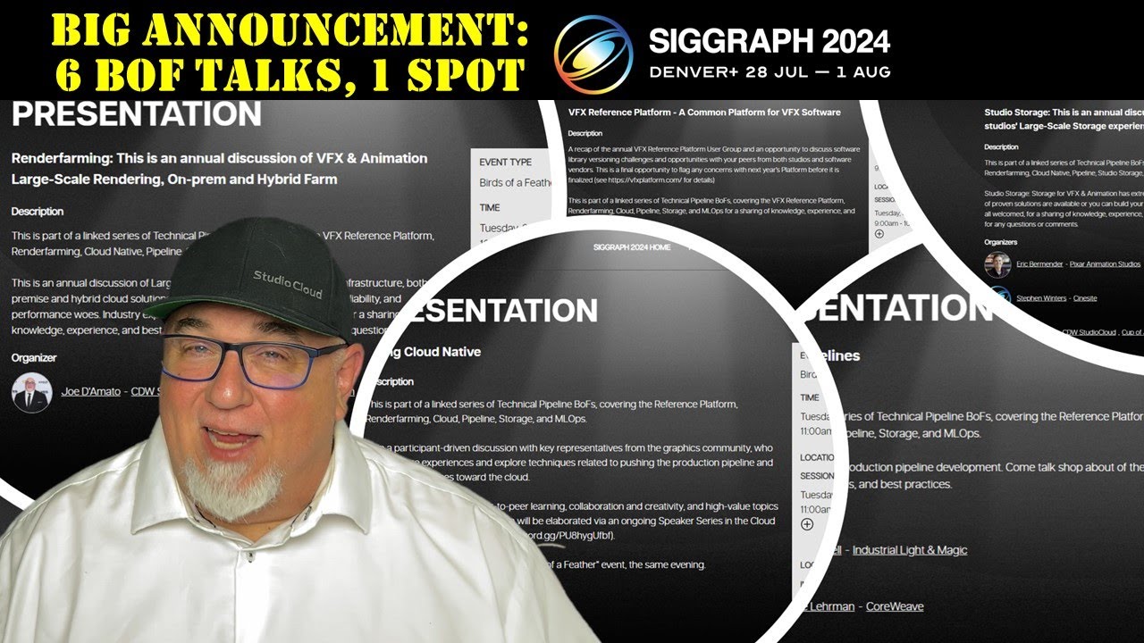SIGGRAPH 2024 ANNOUNCEMENT: 6 VFX/Animation Birds of a Feather Talks - A Conference within SIGGRAPH