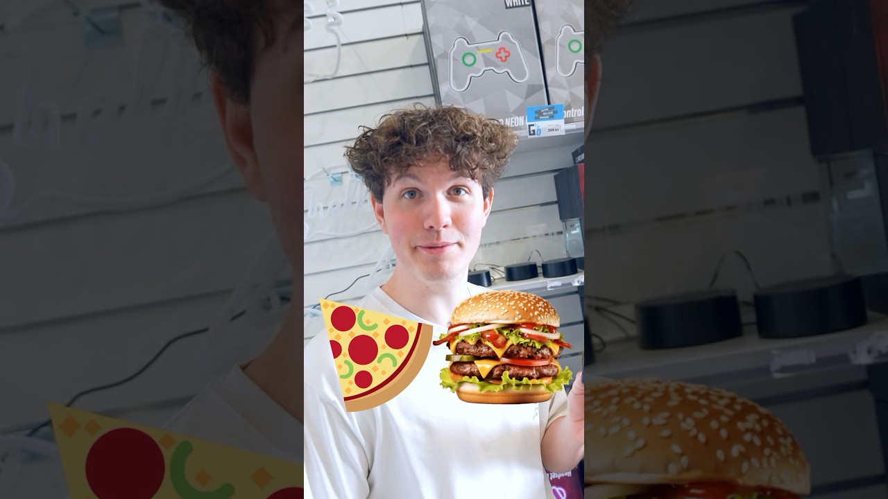 PIZZA ELLER BURGER NATASJA?😱