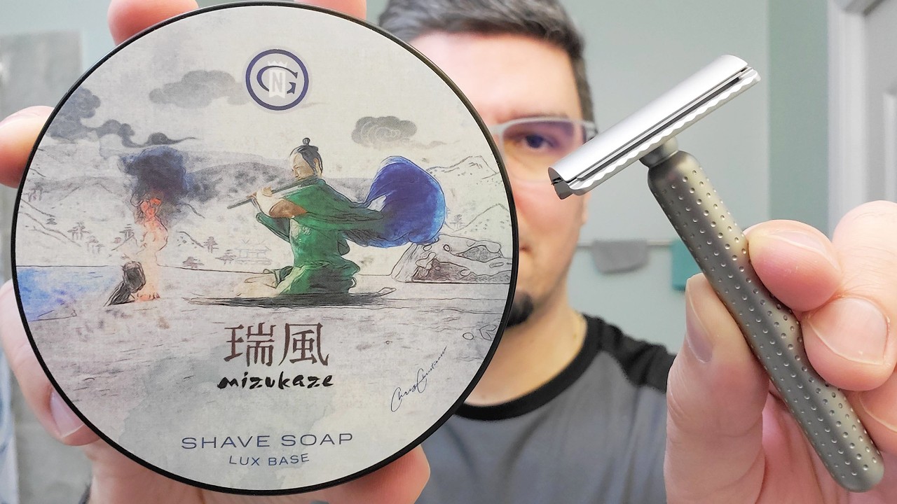 Gentleman's Nod - MizuKaze | Бритье с помощью TATARA Masamune + Nodachi Top Cap