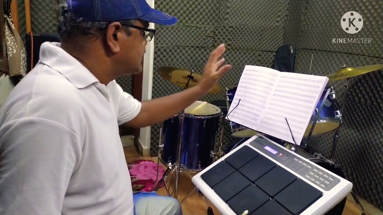 Yeh Sham Mastani Song - Cover- Octapad With Staff Note Online Classes Call 7075614256