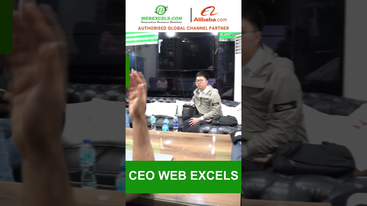 Alibaba chinese team visit at web excels sialkot pakistan #webexcels #sialkot #pakistan #alibaba