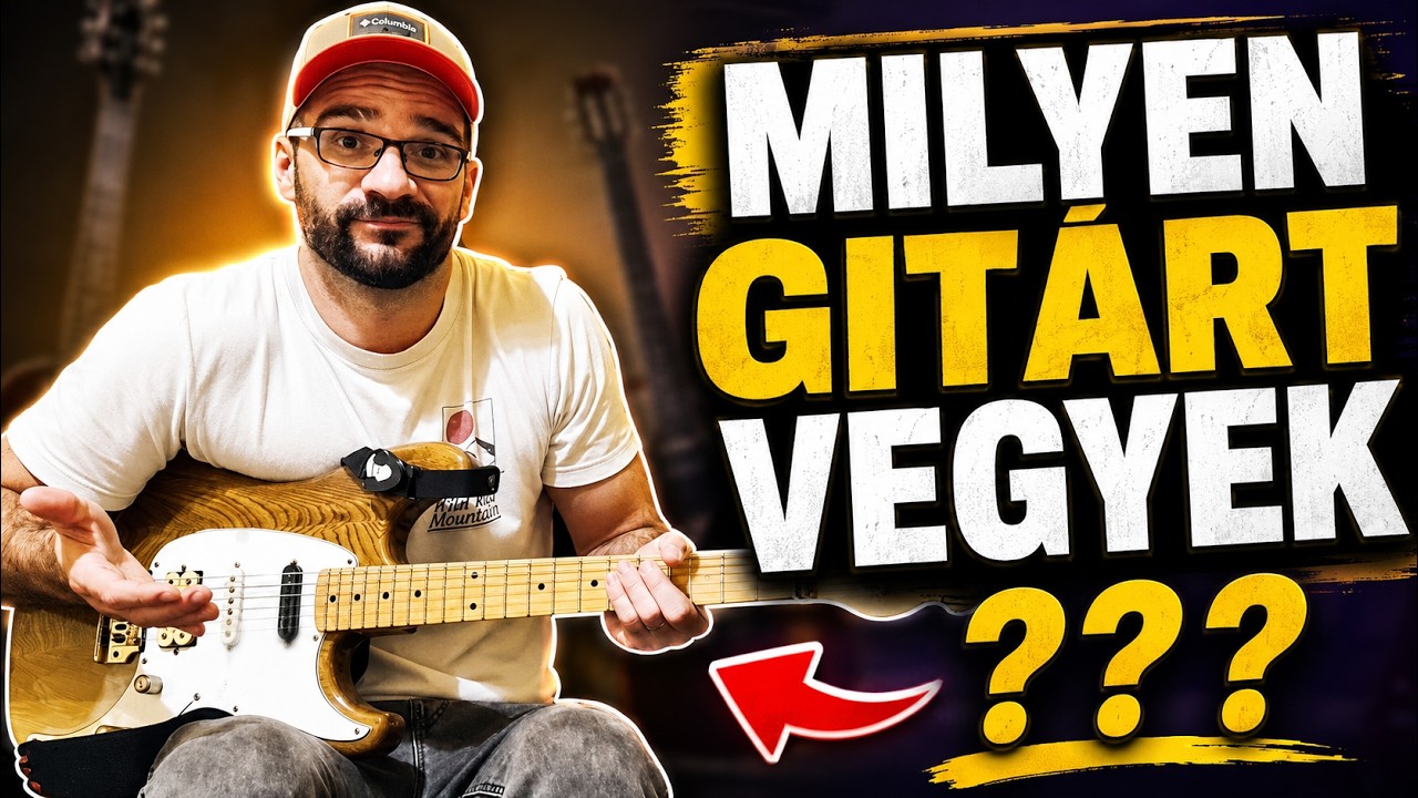 Gitárvásárlási tanácsok kezdőknek – Így találd meg a megfelelő hangszert 🎸