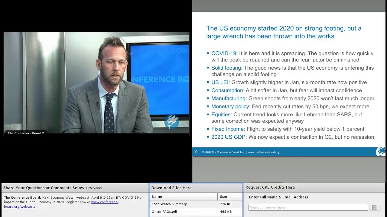 Economy Watch: The 2020 Presidential Elections and the US Economy  3 11 2020
