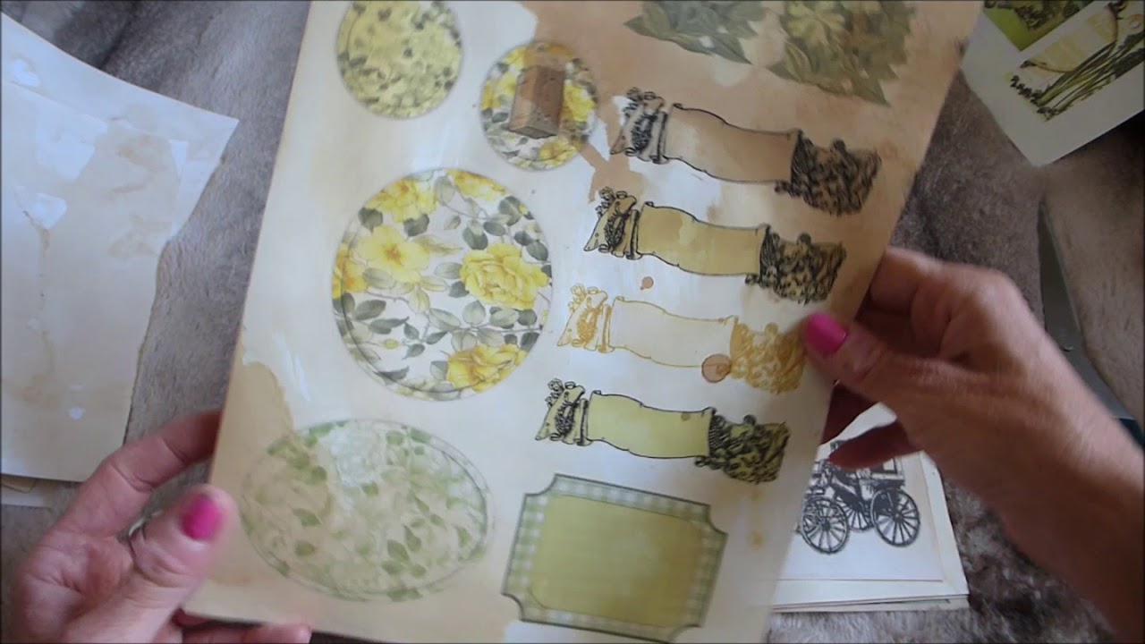 INTRODUCING Vintage Junk Journal GYPSY ROSE Digital Kit   - FOR SALE