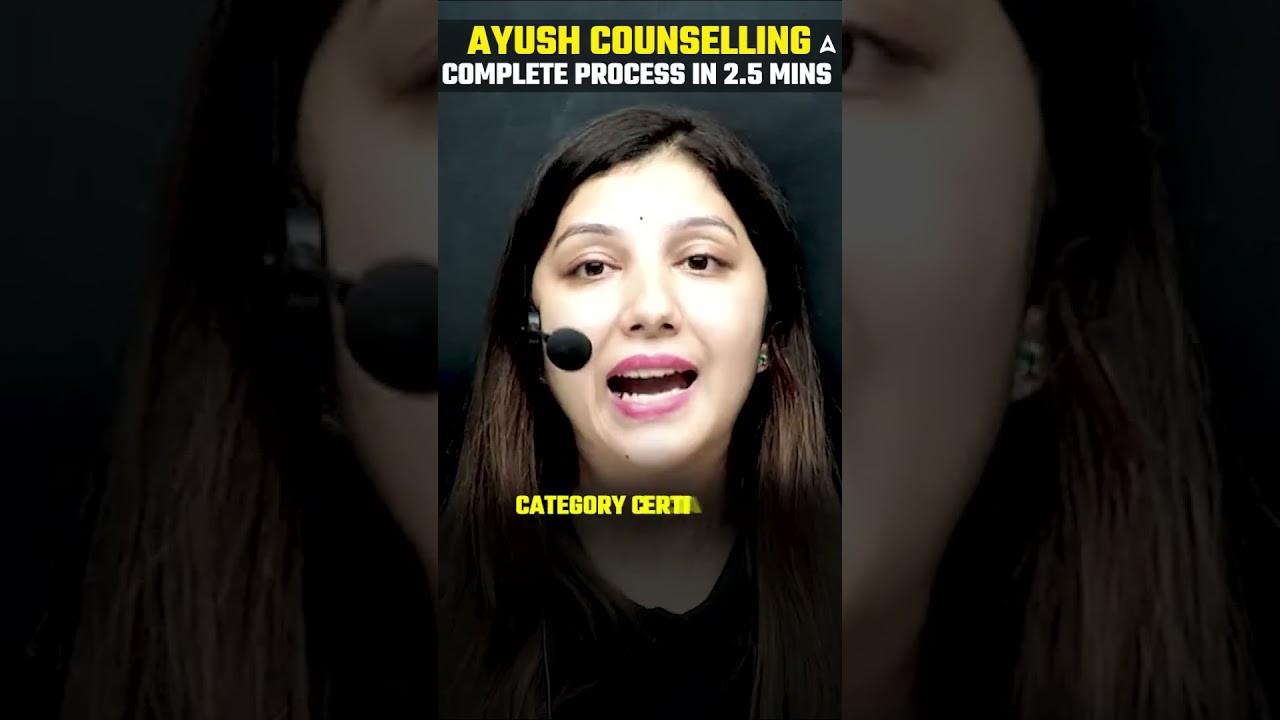 NEET UG 2025: AYUSH Counselling Complete Process Explained in 2.5 Mins by Arshpreet Kaur Mam!
