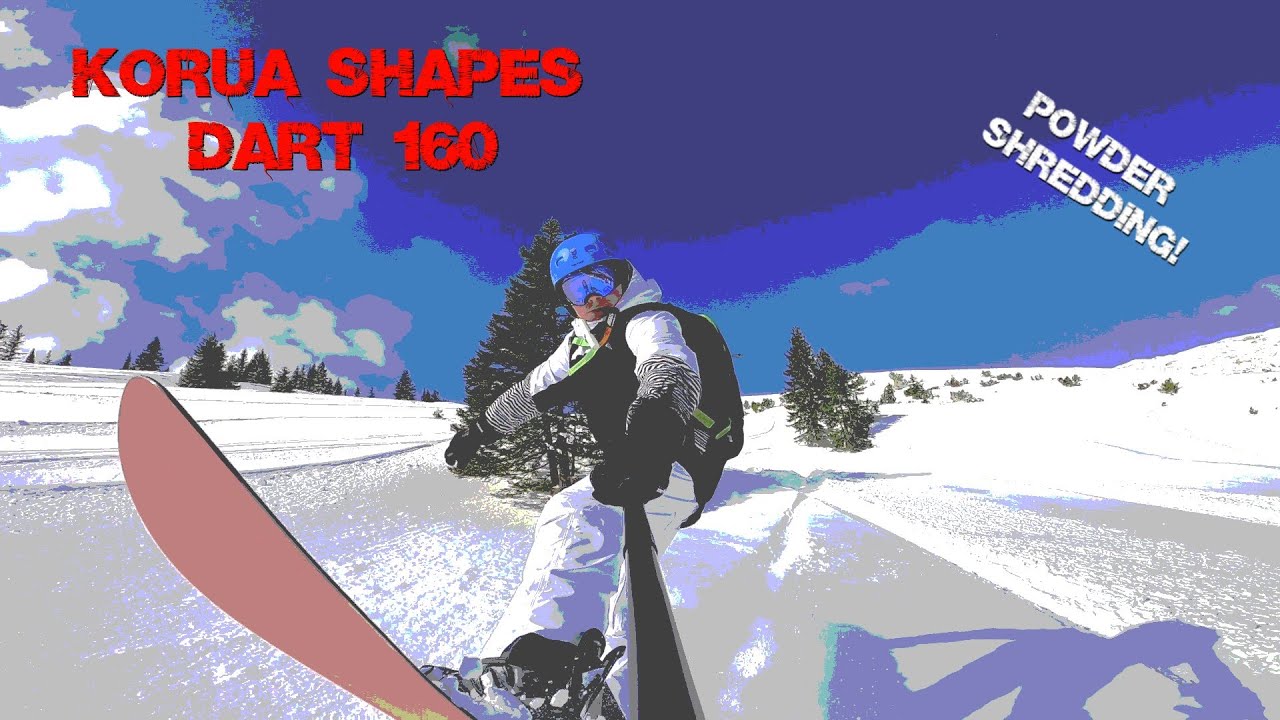 KORUA Shapes Dart | Powder shredding | Ifen, Kleinwalsertal 2020 | GoPro 8