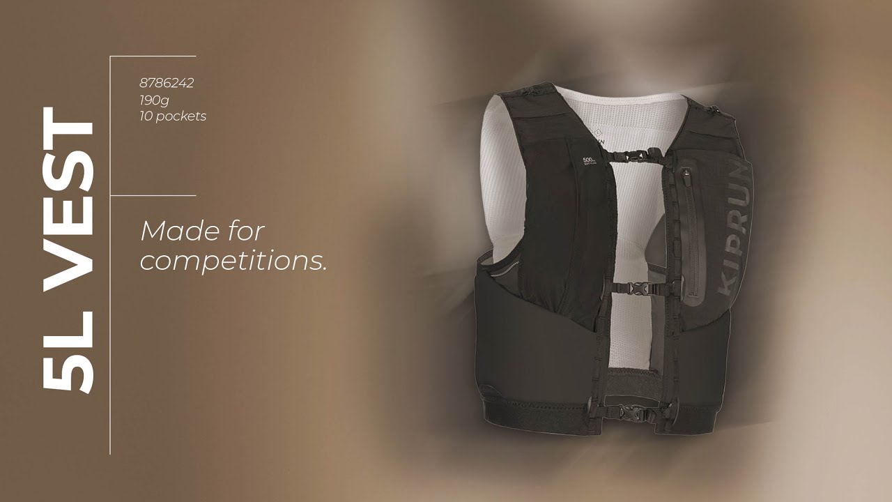 5L TRAIL VEST : A lightweight trail running vest designed for racing | KIPRUN