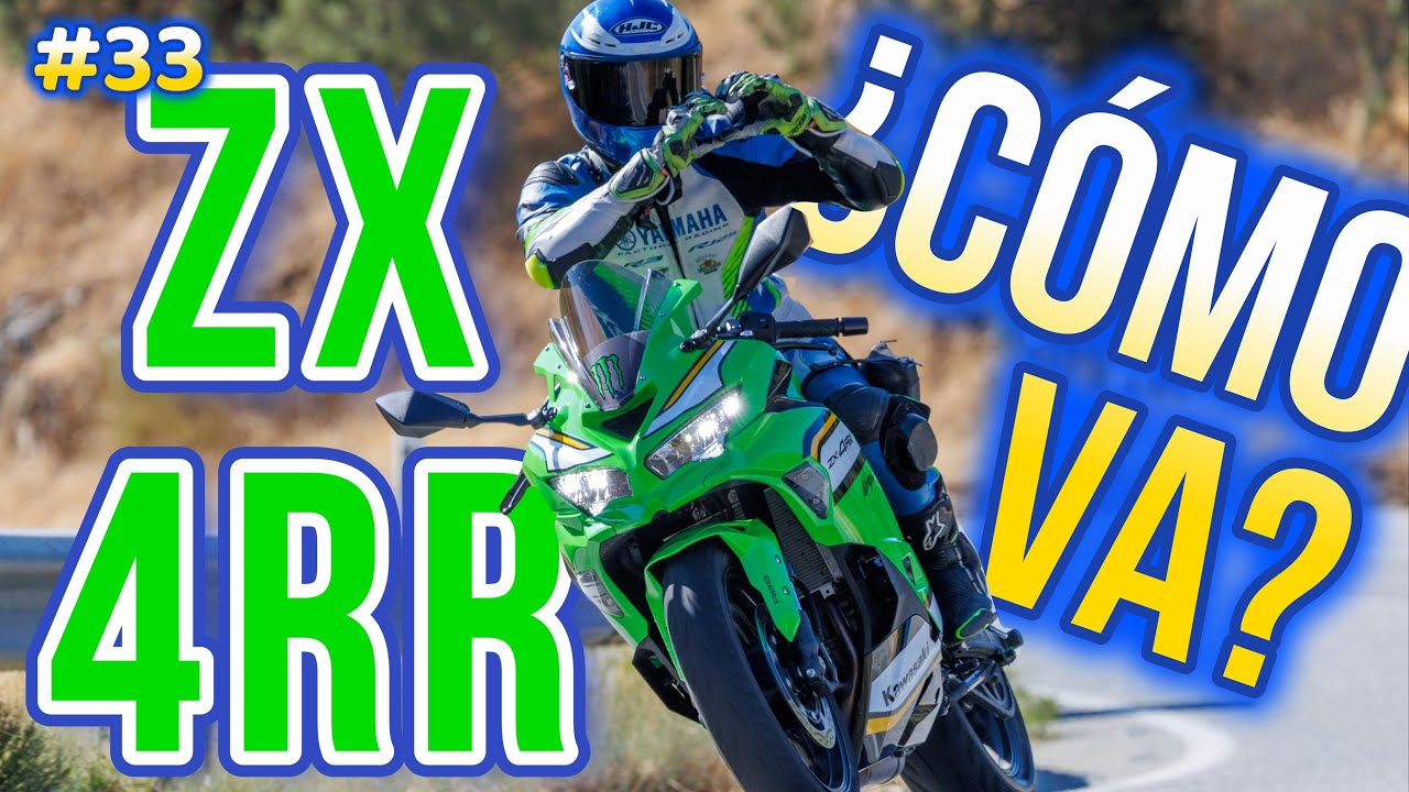 #33 - ✌️¡Así va! la Ninja ZX-4RR (80cv)🏍️💨acabando el rodaje #motovlog#kawasaki#zx4rr #ninja#review