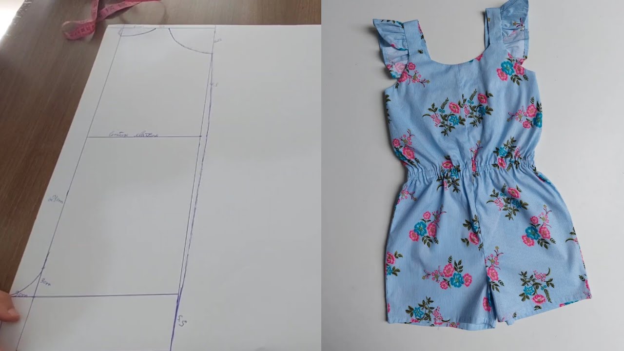 COMO FAZER A MODELAGEM MACACÃO INFANTIL /MOLDE MARLENE MUKAI /COM ALTERAÇÕES