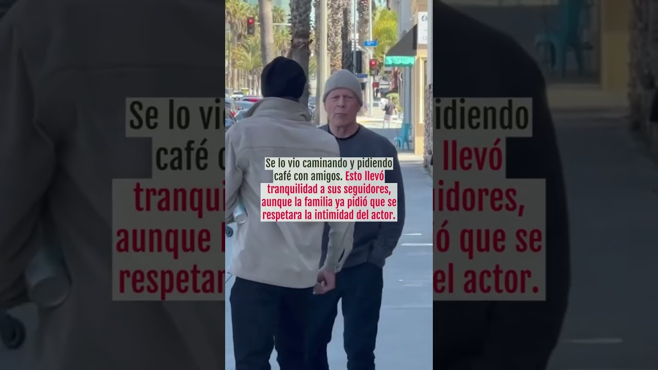 Bruce Willis reapareci&oacute; en p&uacute;blico. #shorts
