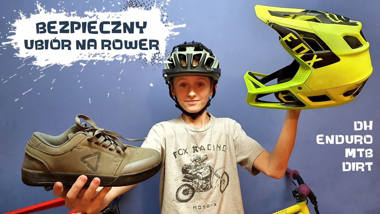 Jak dobrze ubrać dziecko na rower DH Enduro MTB, Dirt