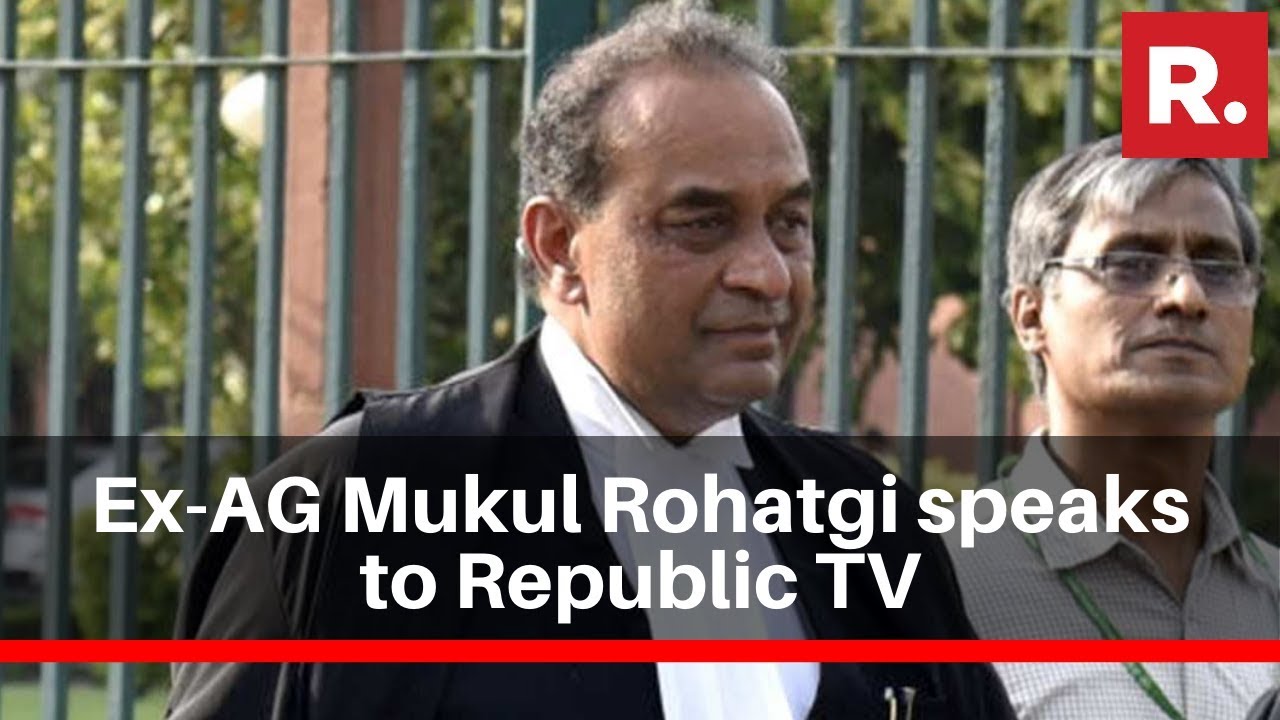 Ex-AG Mukul Rohatgi Speaks To Republic TV On Rahul Gandhi's Contempt Case & Rafale Petition