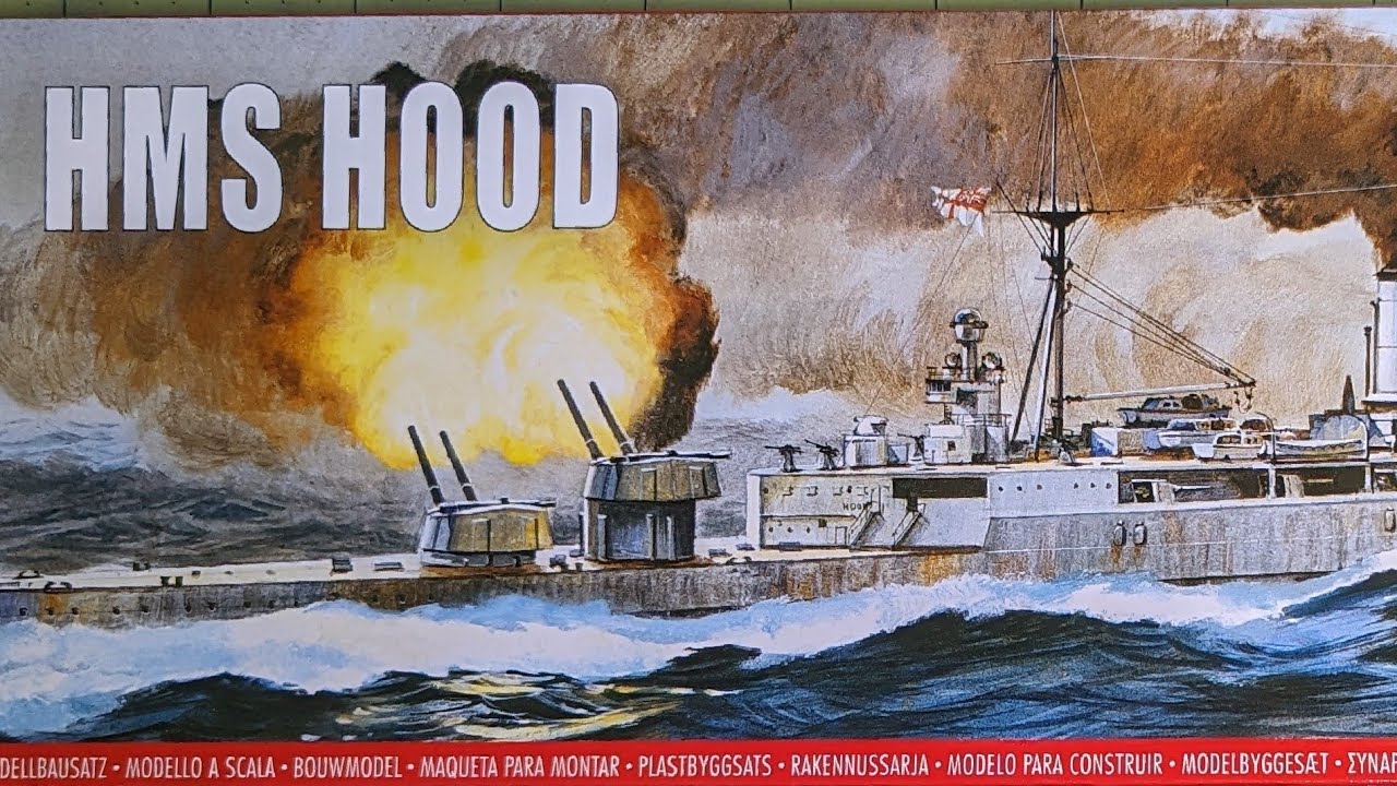 Part 4 1:600 Airfix HMS Hood