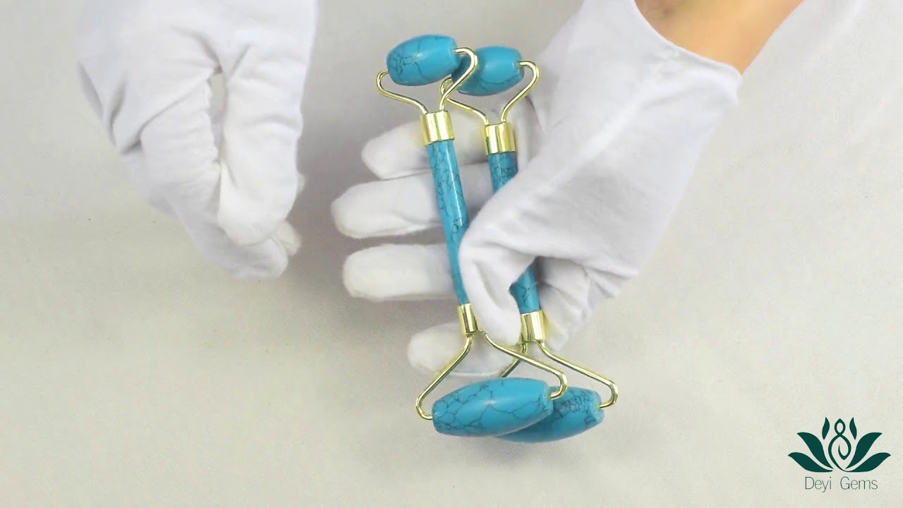 Turquoise Face Roller Massage Wholesale & Manufacturer
