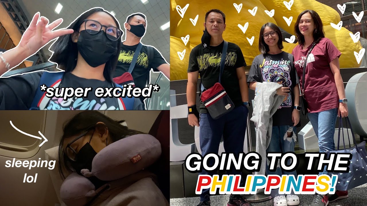 FLYING TO THE PHILIPPINES! ✈️🇵🇭| finally going home 👩🏻‍✈️💛