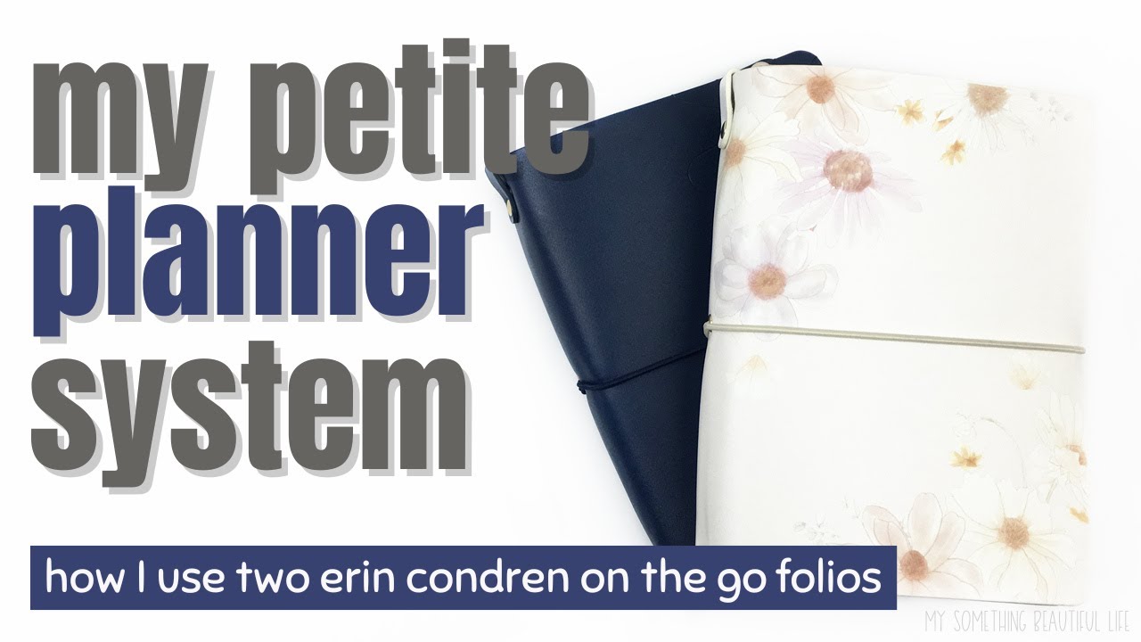 2025 ERIN CONDREN ON THE GO FOLIO & PETITE PLANNER SETUP | Travelers Notebook | Faith Planner Setup