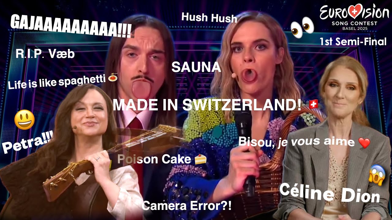 WHAT did I watch rn!? 😳| Eurovision 2025 Parody + Memes (Semi-Final 1)
