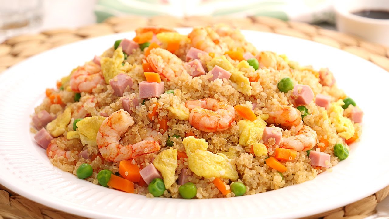 Quinoa al estilo Arroz Frito 3 Delicias muy fácil y súper deliciosa