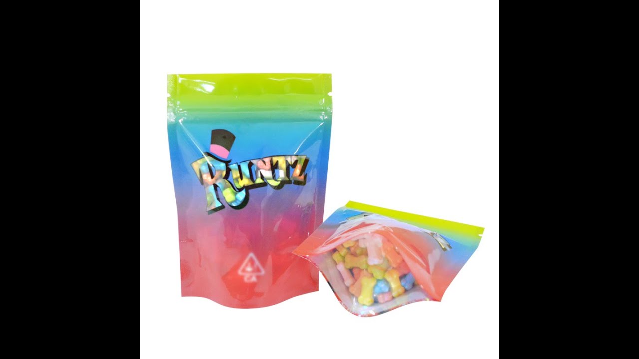 Runtz Mylar Bags 3.5g Stand-up Packaging