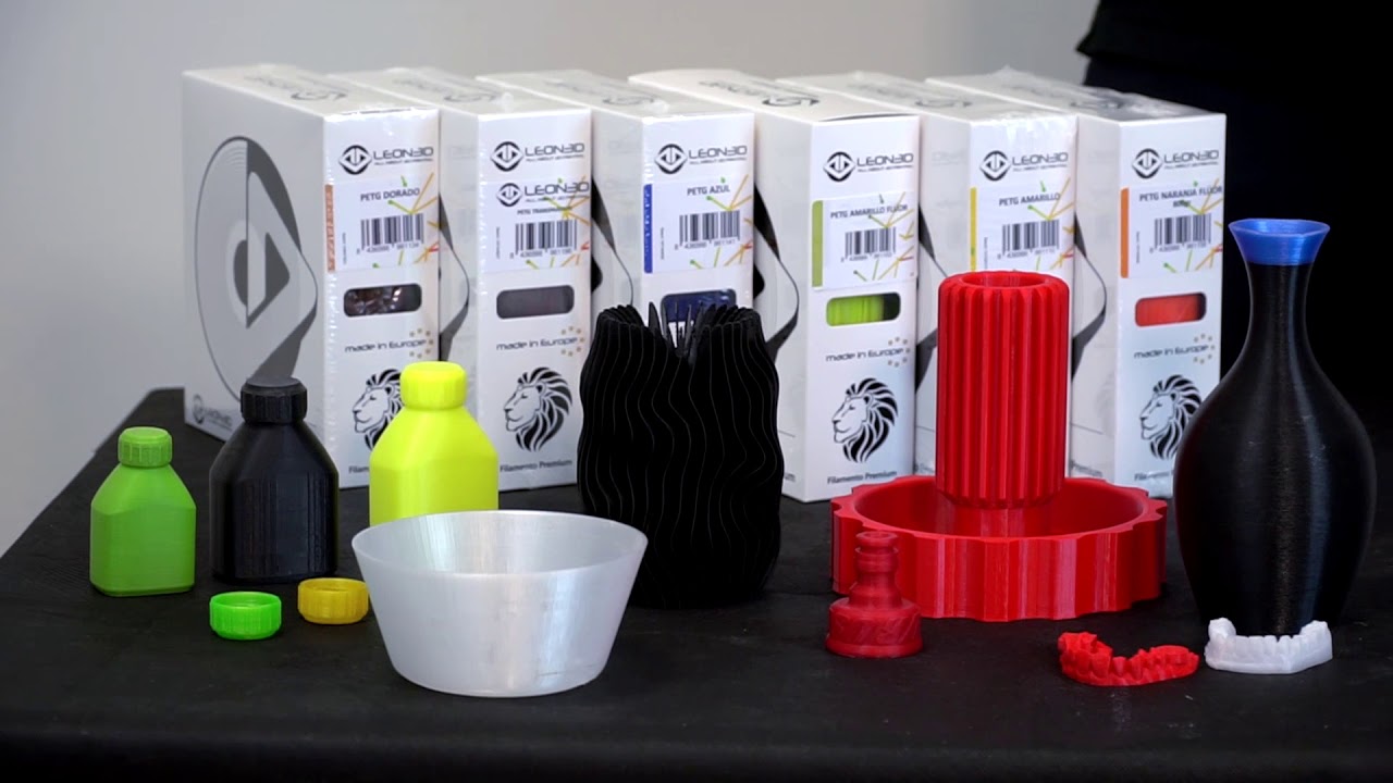 FILAMENTOS 3D: PET-G y PET-G CON FIBRA DE CARBONO