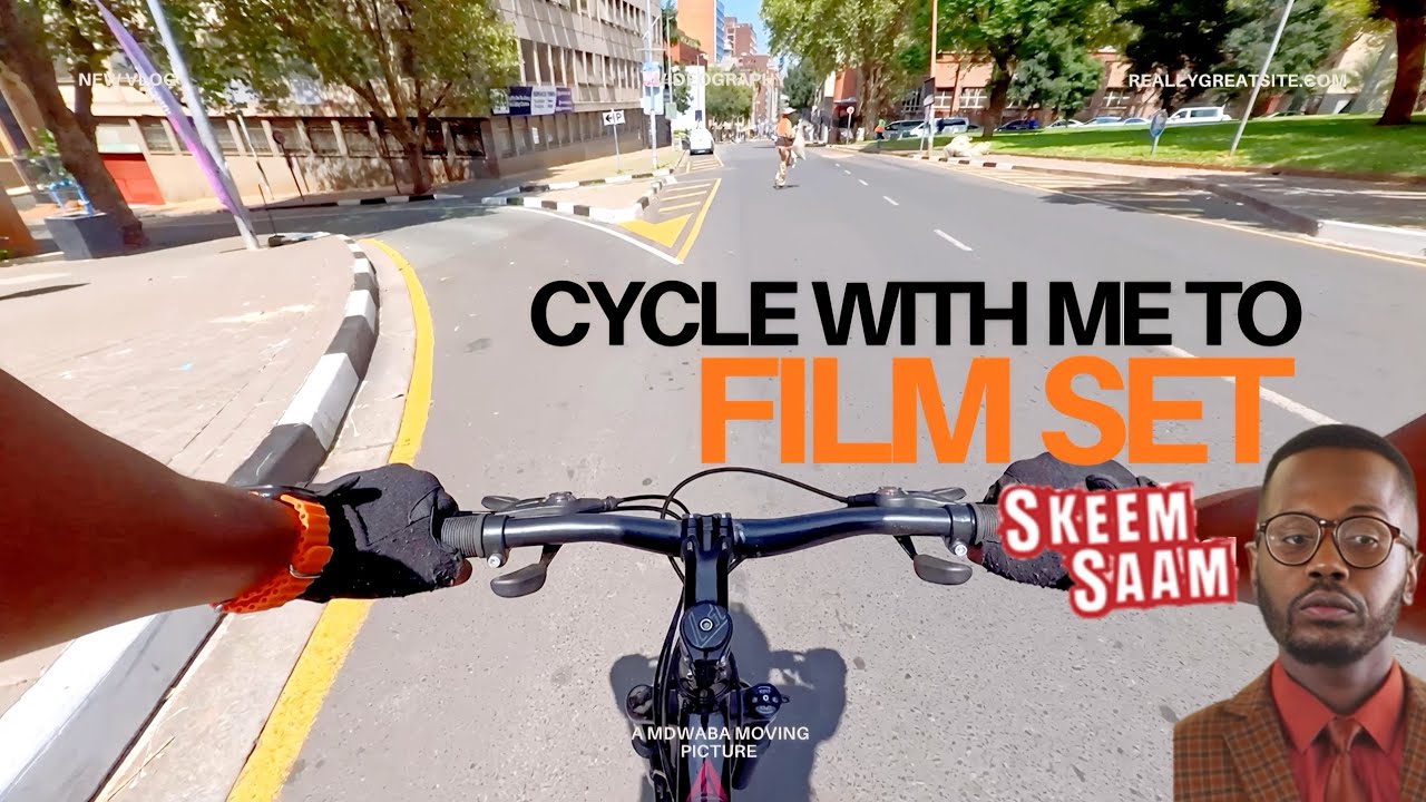 A cycling day in Johannesburg | Gym, Skeem Saam BTS and Wits Postgrad Duties. 