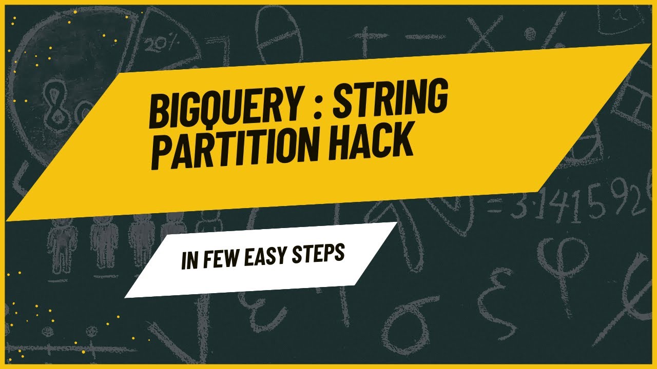 String Partitioning in BigQuery