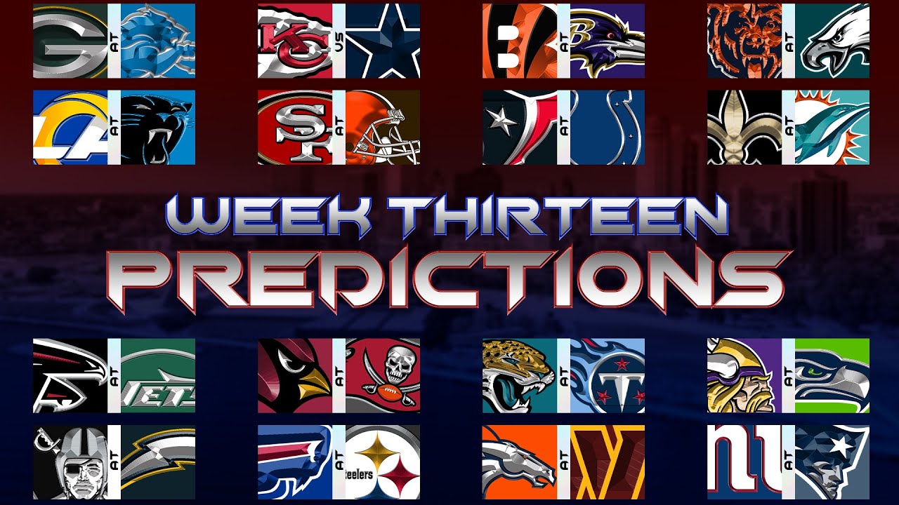 NFL Week 13 Predictions