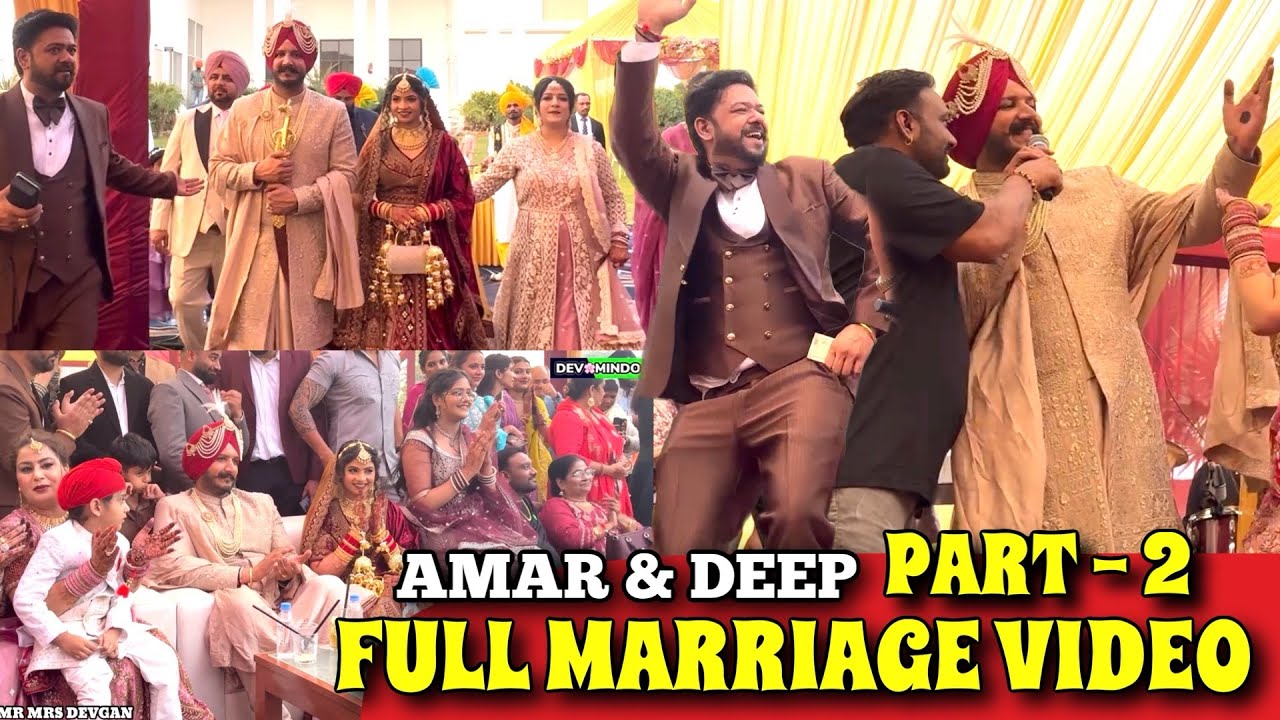 AMAR DEVGAN WEDS DEEP DEVGAN FULL MARRIAGE VIDEO PART 2