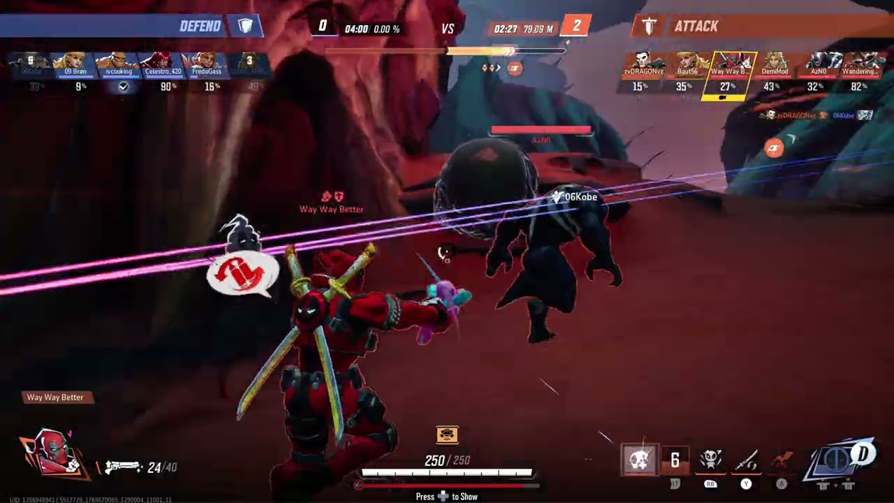 Deadpool MVP 41-1 - Marvel Rivals - Ranked