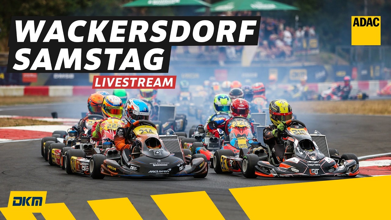 RE-LIVE: Deutsche Kart-Meisterschaft Wackersdorf 2026 | DKM Rennen Samstag | ADAC Motorsports