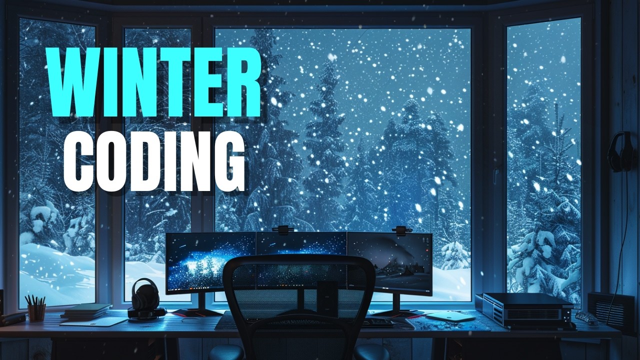 Nordic Winter Coding  Deep Focus Ambient for Programming 2 Hours