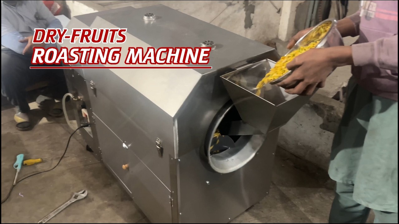 Industrial Nut Roasting Machine | Pistachio Roasting in Action