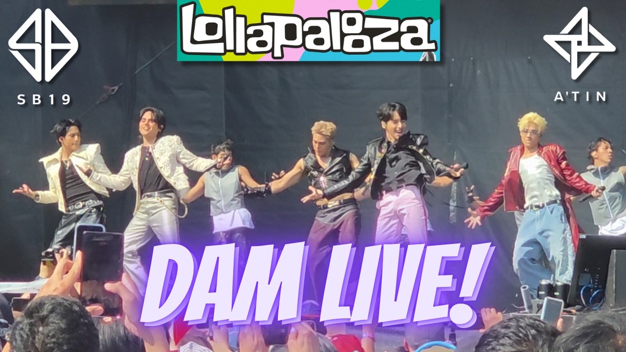 SB19 DAM Live at Lollapalooza Chicago 2026 Fancam