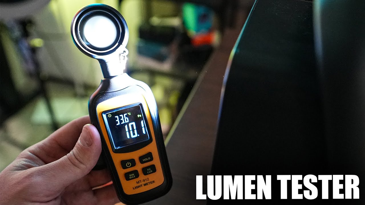 How to test Lumens with this light Meter