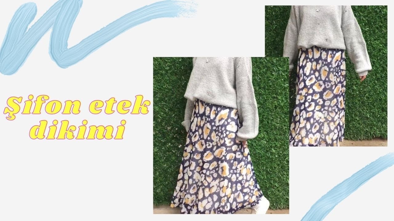 ŞİFON ASTARLI KİLOŞ ETEK DİKİMİ/ KENDİN YAP