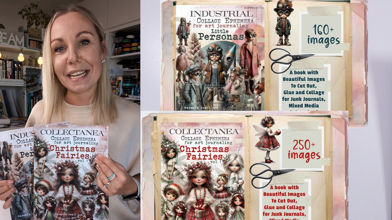 💚📚 My 2 NEW Books RELEASE ! Collage Books we never knew we needed !!! #maremicollagebooks