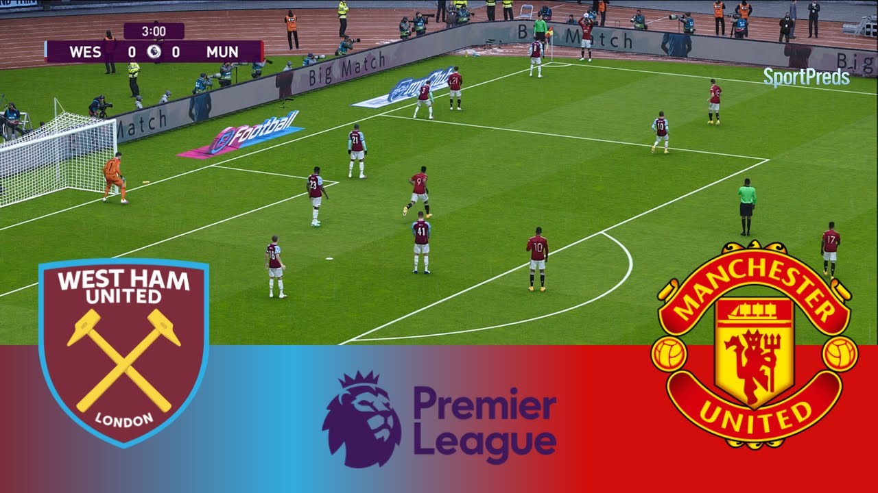 West Ham United vs Manchester United - Premier League 2025/26 | Full Match All Goals|PES 21 Gameplay