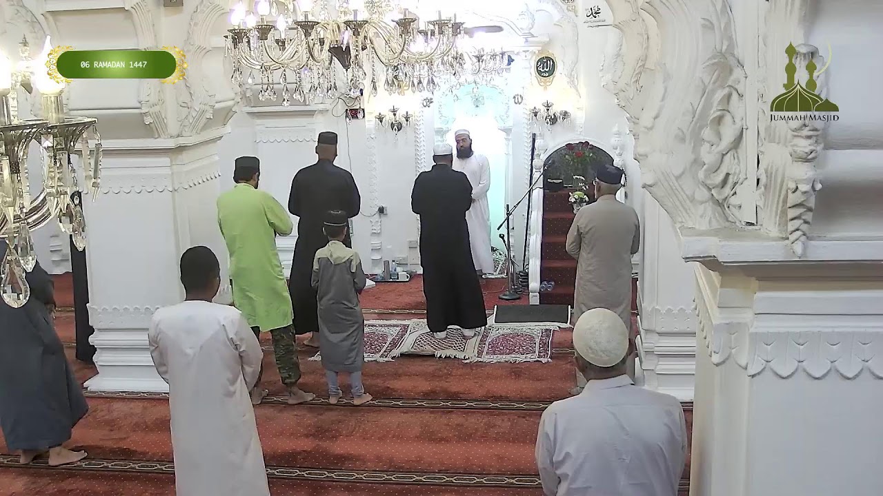 6th Taraweeh 1447 || 23 February 2026 @ Jummah Mosque