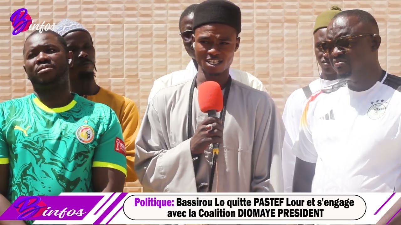 Politique: Bassirou Lo quitte PASTEF Lour et s'engage avec la coalition Diomaye Président