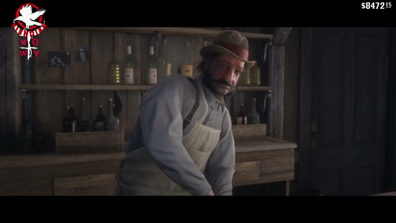 Артур и Джон будят NPC в Валентайне — Red Dead Redemption 2
